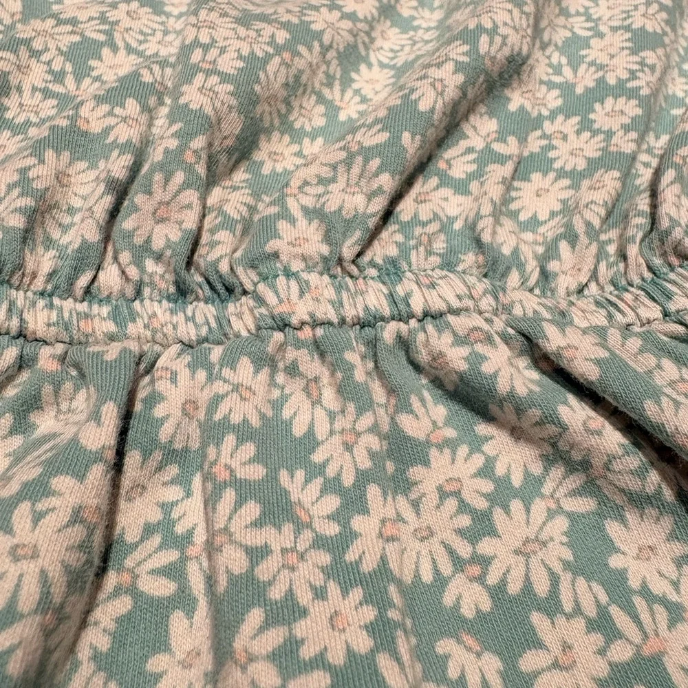 Lands' End Blue Floral Daisy fit and flaire tunic - Kids size XS - Picture 4 of 4